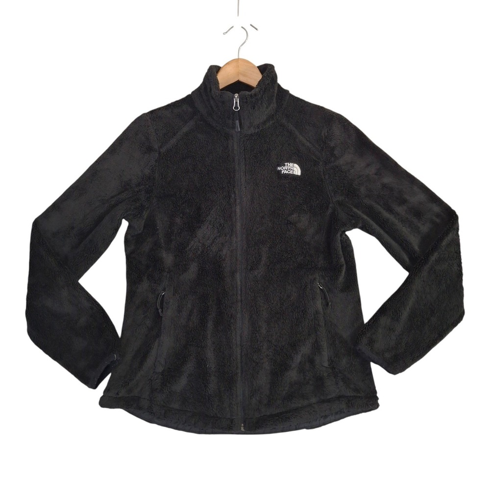 The North Face Osito Black Full Zip High Pile Fleece Jacket Womens Medium